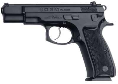 CZ 75 BD *CA Compliant 9mm Luger 4.60″ 10+1 Black Black Steel Slide Black Polymer Grip
