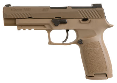 SIG SAUER P320 M17 9mm Luger 4.70″ 10+1 Coyote Stainless Steel PVD Coyote Polymer Grip